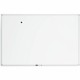 U Brands White Aluminum Framed Magnetic Porcelain Steel Board, 72" X 47" - 72" (6 ft) Width x 47" (4 ft) Height - White Porcelai