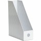 U Brands Perforated Magazine Holder - 1 Pocket(s) - White - Metal - 1 Each