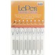 Marvy LePen Technical Drawing Pen Set - 0.08 mm, 0.5 mm, 0.1 mm, 0.05 mm, 0.03 mm, 1 mm, 0.3 mm Pen Point Size - Brush Pen Point