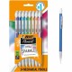BIC Xtra Sparkle Mechanical Pencils - 2 Lead - 0.7 mm Lead Diameter - Refillable - Black Lead - Blue Plastic, Green, Orange, Pur