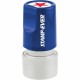 Stamp-Ever Pre-inked Star Round Stamp - Design Stamp - "STAR" - 0.75" Impression Diameter - 50000 Impression(s) - Red - 1 Each