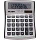 Victor 11003A Mini Desktop Calculator - Large Display, Angled Display, Dual Power, Independent Memory, Environmentally Friendly,