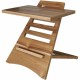Victor High Rise Laptop Riser - 10 lb Load Capacity - 16.5" Height x 17" Width - Acacia Wood - Natural