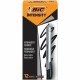 BIC Mark-it Retractable Permanent Markers - Fine Marker Point - Retractable - Black - 1 Dozen