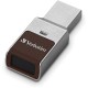 Verbatim Fingerprint Secure USB 3.0 Flash Drive - 32 GB - USB 3.0 - Silver - 256-bit AES - Lifetime Warranty - 1 Each