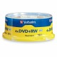 Verbatim 94834 DVD Rewritable Media - DVD+RW - 4x - 4.70 GB - 30 Pack Spindle - Silver - 120mm - Single-layer Layers - 2 Hour Ma