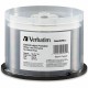 Verbatim DataLifePlus 95079 DVD Recordable Media - DVD-R - 16x - 4.70 GB - 50 Pack Spindle - White - 120mm - Printable - Inkjet 