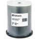 Verbatim 95252 CD Recordable Media - CD-R - 52x - 700 MB - 100 Pack Spindle - White - 120mm - Printable - Inkjet Printable - 133