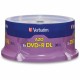 Verbatim 96542 DVD Recordable Media - DVD+R DL - 8x - 8.50 GB - 30 Pack Spindle - Silver - 120mm - Double-layer Layers - 4 Hour 