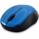 Verbatim Silent Wireless Blue LED Mouse - Blue - Blue LED/Optical - Wireless - Radio Frequency - Blue - 1 - USB Type A - Scroll 