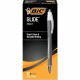 BIC Glide Exact Retractable Ballpoint - Fine Pen Point - Retractable - Black - 1 Dozen