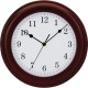 Victory Light Light Tempus Wall Clock - Analog - Quartz - Mahogany/Wood Case