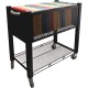 Vertiflex InstaCart Open Top File Cart - 4 Casters - 2.75" Caster Size - Steel - x 27" Width x 14" Depth x 28" Height - Black - 