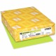 Astrobrights Color Cover Stock - Green - Letter - 8 1/2" x 11" - 65 lb Basis Weight - 250 / Pack - Acid-free, Lignin-free - Gree