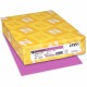 Astrobrights Color Cover Stock - Orchid - Letter - 8 1/2" x 11" - 65 lb Basis Weight - 250 / Pack - Acid-free, Lignin-free - Out