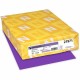 Astrobrights Color Cover Stock - Grape - Letter - 8 1/2" x 11" - 65 lb Basis Weight - 250 / Pack - Acid-free, Lignin-free - Grav