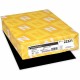 Astrobrights Color Paper - Black - Letter - 8 1/2" x 11" - 24 lb Basis Weight - Smooth - 500 / Ream - Green Seal - Heavyweight, 