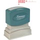 Xstamper Red Ink ENTERED Title Stamp - Message Stamp - "ENTERED" - 0.50" Impression Width x 1.62" Impression Length - 100000 Imp