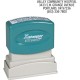 Xstamper Custom Return Address Pre-inked Stamp - Custom Message Stamp - 0.50" Impression Width x 1.62" Impression Length - 50000