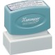 Xstamper Custom Endorsement Pre-inked Stamp - Custom Message Stamp - 1" Impression Width x 2" Impression Length - 50000 Impressi
