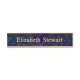 Xstamper Framed Standard Aluminum Wall Sign - 1 Each - 10" Width x 2" Height - Wall Mountable - Indoor, Outdoor - Aluminum - Gol