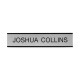 Xstamper Framed Standard Aluminum Wall Sign - 1 Each - 10" Width x 2" Height - Wall Mountable - Indoor, Outdoor - Aluminum - Bla