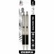 Zebra STEEL 4 Series F-402 Retractable Ballpoint Pen - Fine Pen Point - 0.7 mm Pen Point Size - Refillable - Retractable - Black