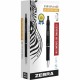 Zebra SARASA dry X1 Retractable Gel Pen - Retractable - Black Dry, Gel-based Ink - 1 Dozen
