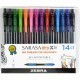 Zebra SARASA dry X20 Retractable Gel Pen - Medium Pen Point - 0.7 mm Pen Point Size - Retractable - Blue Gel-based Ink - Plastic