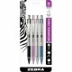 Zebra Pen STEEL 3 Mechanic Pencil - HB Lead - 0.7 mm Lead Diameter - Medium Point - Refillable - Black Stainless Steel, Pink, Si