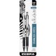 Zebra STEEL 3 Series M/F 301 Mechanical Pencil & Ballpoint Pen Set - Fine Pen Point - 0.7 mm Pen Point Size - 0.5 mm Lead Size -