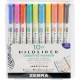 Zebra Pen Mildliner Double-ended Assorted Highlighter Set 10PK - Fine Marker Point - Chisel, Bullet Marker Point Style - Assorte