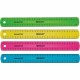 Westcott Shatterproof Ruler - 12" Length - 1/16 Graduations - Metric Measuring System - 1 Each - Translucent Assorted