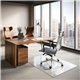 ES ROBBINS EverLife Rectangular Chair Mat - Pile Carpet - 60" Length x 46" Width x 0.250" Thickness - Rectangular - Vinyl - Clea