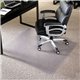 ES ROBBINS EverLife Rectangular Chair Mat - Pile Carpet - 60" Length x 46" Width x 1" Thickness - Rectangular - Vinyl - Clear - 