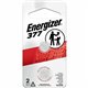 Energizer 377 Silver Oxide Button Battery, 2 Pack - For Multipurpose - SR66 - 1.6 V DC - 24 mAh - Silver Oxide - 2 / Pack