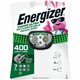 Energizer Vision Ultra HD Rechargeable Headlamp (Includes USB Charging Cable) - LED - 400 lm Lumen - Battery Rechargeable - Batt