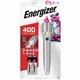 Energizer Vision HD Performance Metal Flashlight with Digital Focus - LED - 400 lm Lumen - 2 x AA - Battery - Metal - Water Resi
