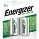 Energizer Recharge Universal Rechargeable C Batteries, 2 Pack - For General Purpose - Battery Rechargeable - C - 1.2 V DC - 2500