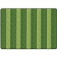 Flagship Carpets Basketweave Stripes Classroom Rug - Floor Rug - 72" Length x 100.80" Width - Rectangle - Green - Nylon