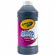 Crayola Artista II Washable Tempera Paint - 16 oz - 1 Each - Black