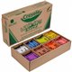 Crayola 8-Color Crayon Classpack - 4" Length - 0.4" Diameter - Red, Blue, Yellow, Orange, Green, Purple, Brown, Black, Violet - 