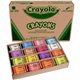 Crayola 16-Color Crayon Classpack - Black, Blue, Brown, Green, Orange, Red-violet, Yellow, Green Blue, Blue-violet, Carnation Pi