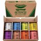Crayola 8-Color Crayon Classpack - Red, Blue, Yellow, Orange, Green, Purple, Brown, Black, Violet - 800 / Box