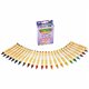 Crayola Glitter Crayons - Assorted - 24 / Pack