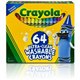 Crayola Washable Crayons - Assorted - 64 / Pack
