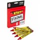 Crayola Staonal Marking Crayon - 5" Length - 0.5" Diameter - Red - 8 / Box