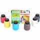 Crayola 6-color Acrylic Paint Set - 2 oz - 6 / Set - Deep Red, Brilliant Yellow, Burnt Umber, Ivory Black, Titanium White, Brill