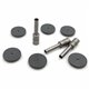 CARL Replacement Punch Head Kit - 0.28" - Silver - 9 / Set