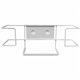 Cottage Dual Wire Glove Box Holder - 3.5" x 11" x 3" x - 1 Each - White